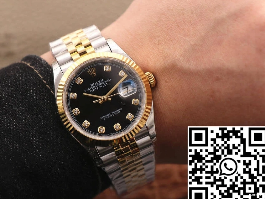 Rolex Black EW M126233-0021 Datejust Dial Diamond Factory 1222